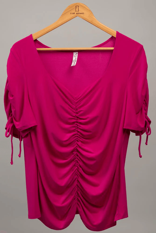 Tied Up In Pink Top - Lady Dorothy Boutique
