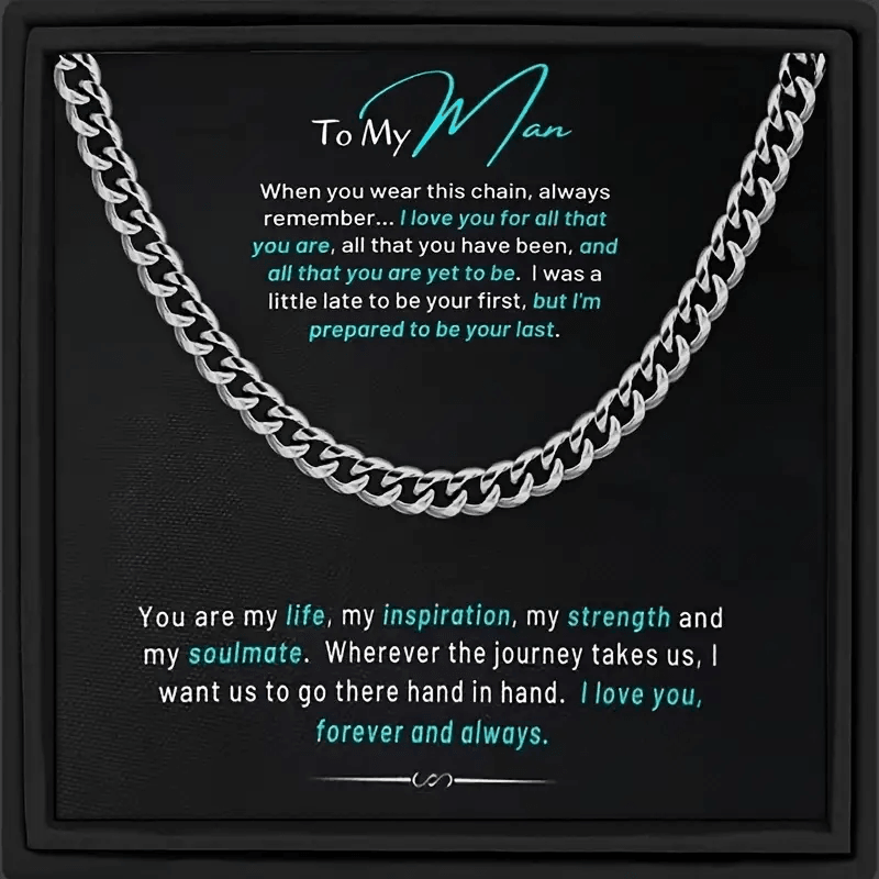 To My Man Necklace - Lady Dorothy Boutique