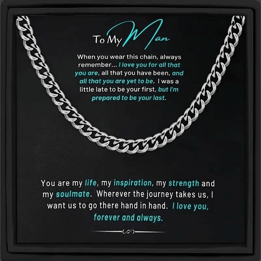 To My Man Necklace - Lady Dorothy Boutique