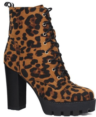 "Walking Tall" Leopard Boots - Lady Dorothy Boutique