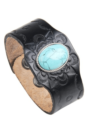 Western Babe Leather Cuff - Lady Dorothy Boutique