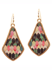 Wood Moroccan Earrings - Lady Dorothy Boutique
