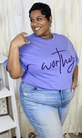 Worthy Tee - Lady Dorothy Boutique